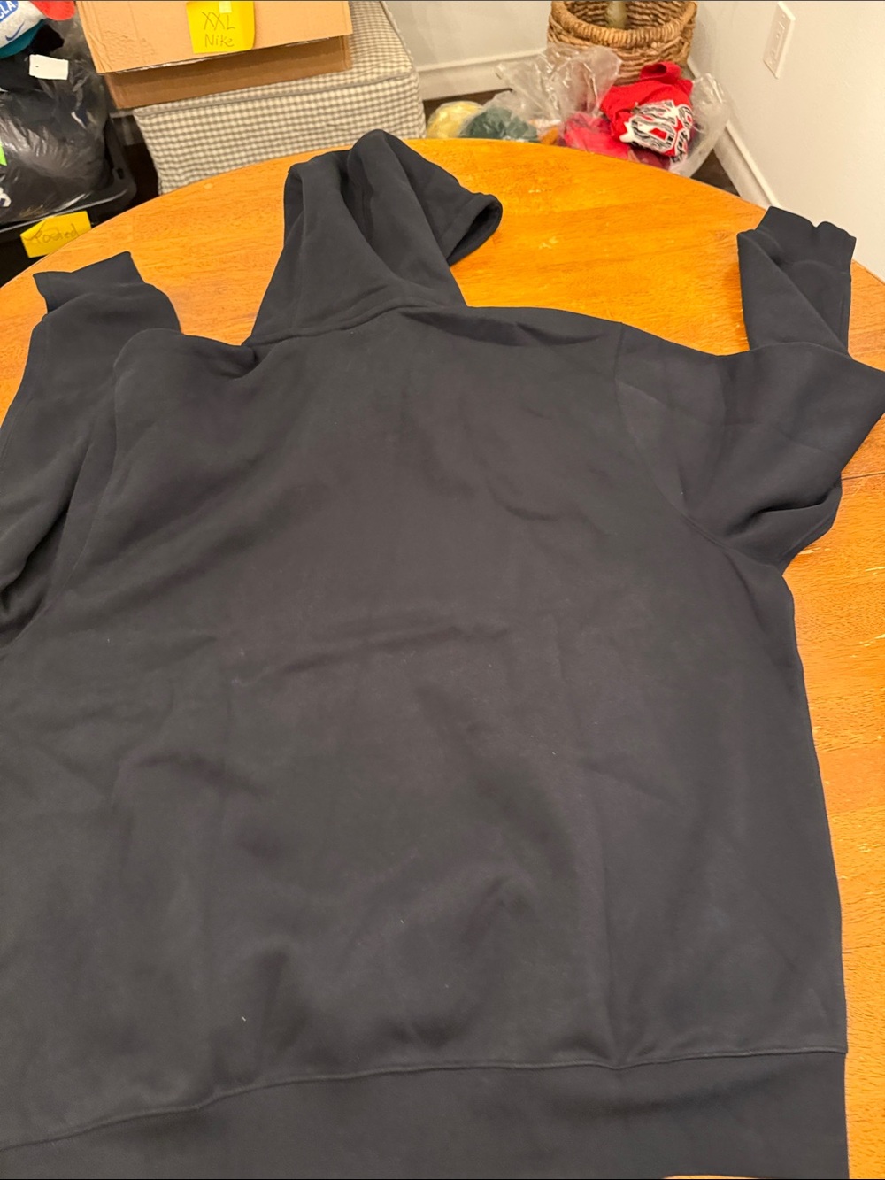 Nike Sportswear Club Men's Black Hoodie Fleece Sz XXL NEW FN3859-010 - Picture 12 of 12